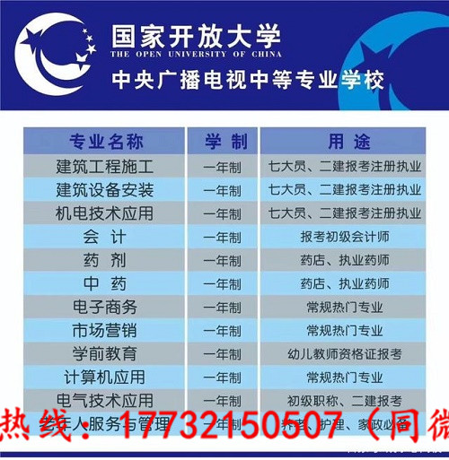 電大中專自己怎么報名？