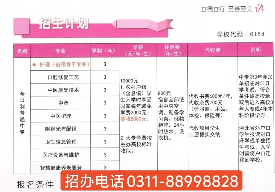 2026年秋招｜石家莊天使護(hù)士學(xué)校招生簡章